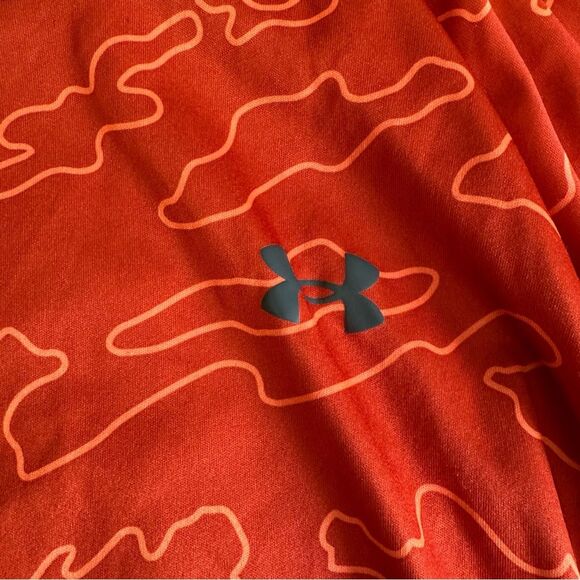 Under Armour Orange Short Sleeve Tee LG - Picture 2 of 7